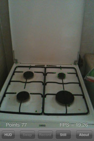 FAST Corner Detection - A stove, downsample of 4